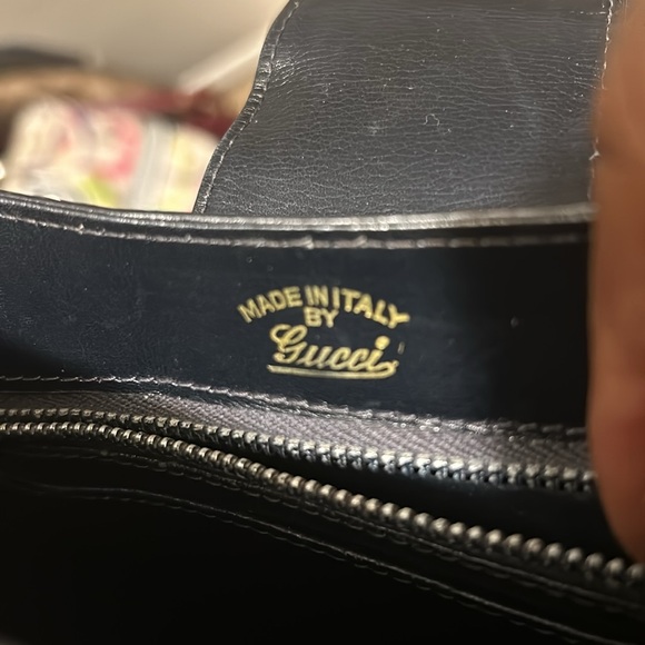 Gucci Monogram and Leather Shoulder Bag - Picture 8 of 8